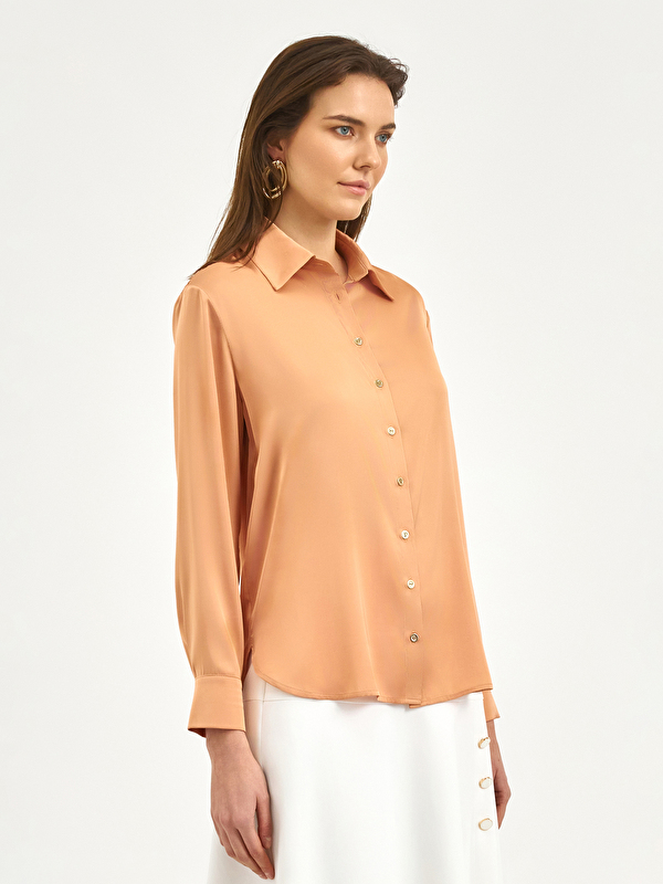 Kadın Kiremit Gömlek