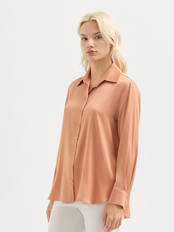 Kadın Kiremit Gömlek