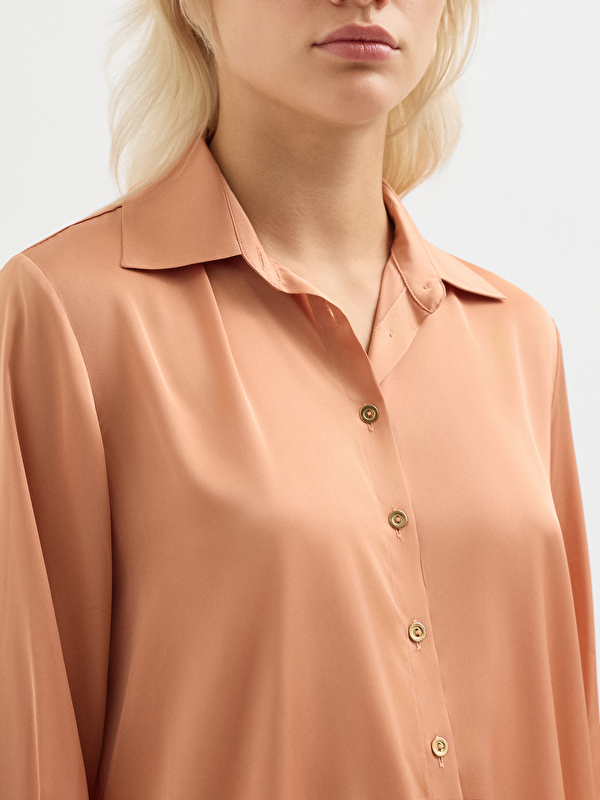 Kadın Kiremit Gömlek