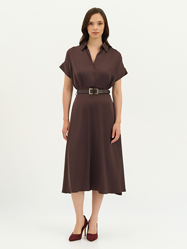 Kadın Kahve Elbise