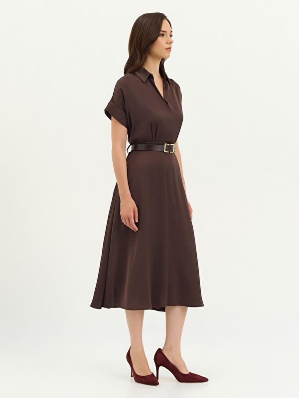Kadın Kahve Elbise