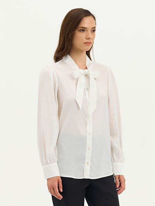 Kadın Beyaz Gömlek