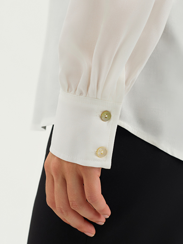 Kadın Beyaz Gömlek