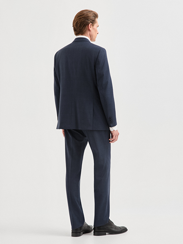 Erkek İndigo Takım Elbise