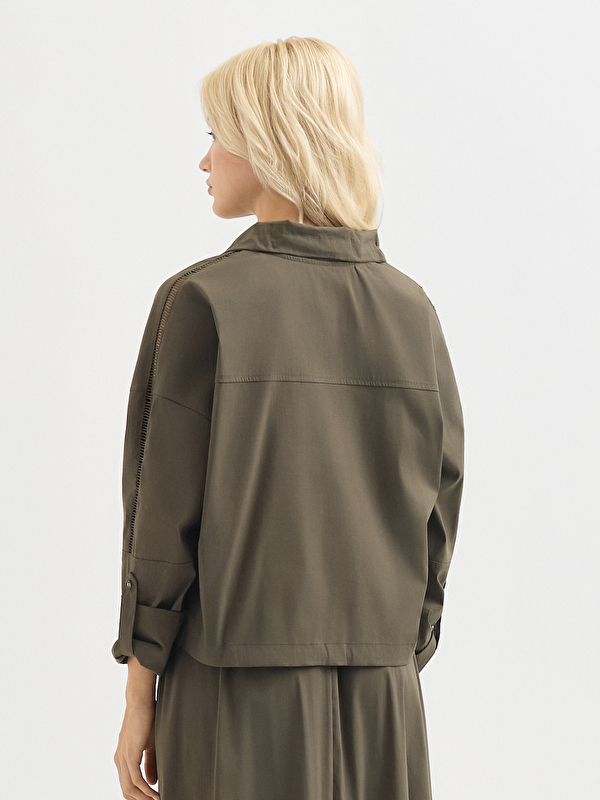 Kadın Haki Ceket