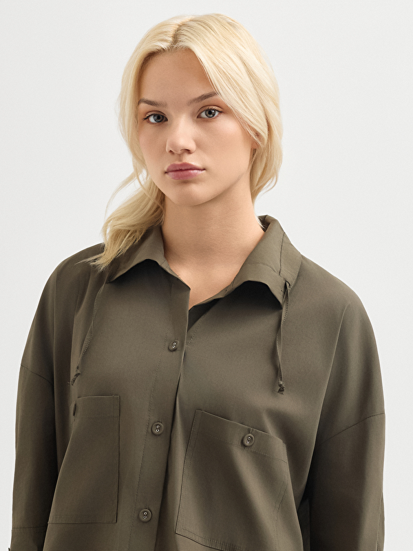 Kadın Haki Ceket
