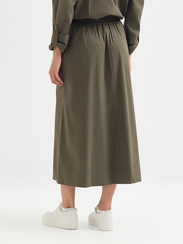 Kadın Haki Etek