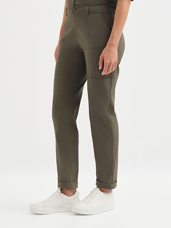 Kadın Haki Pantolon
