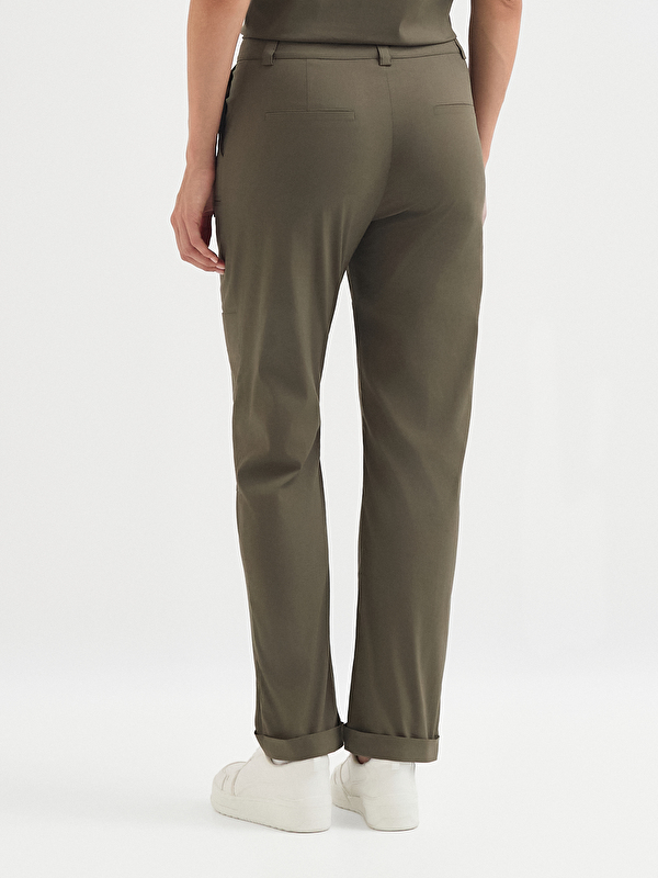 Kadın Haki Pantolon