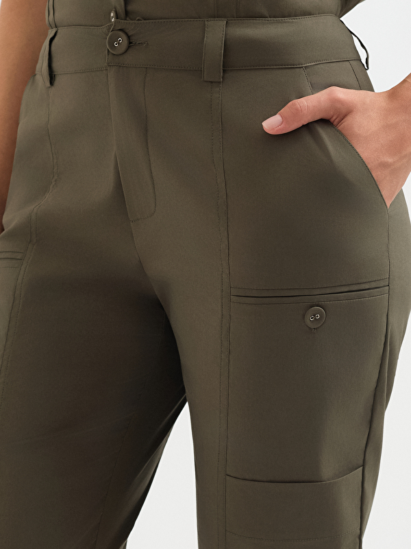 Kadın Haki Pantolon