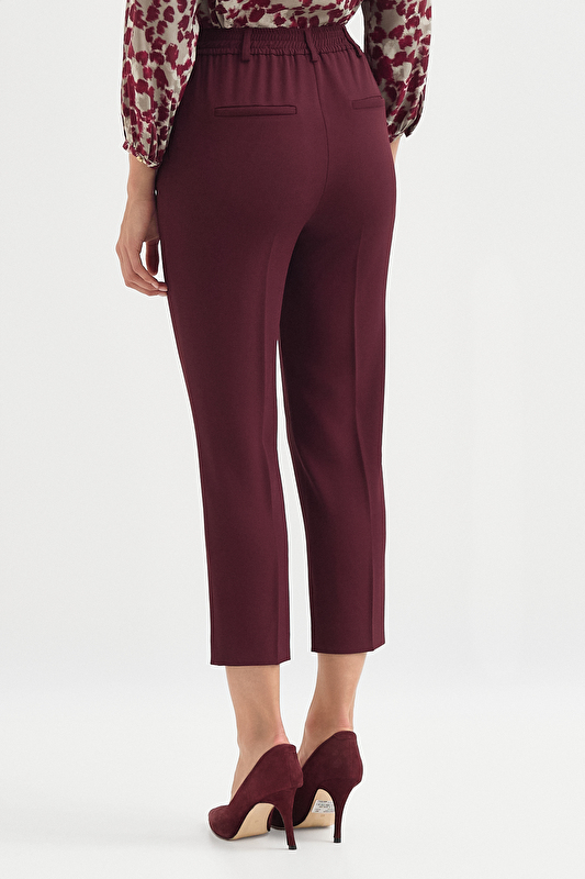 Kadın Bordo Pantolon