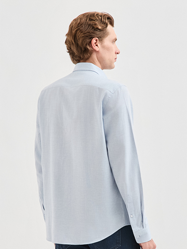 Erkek Mavi Gömlek