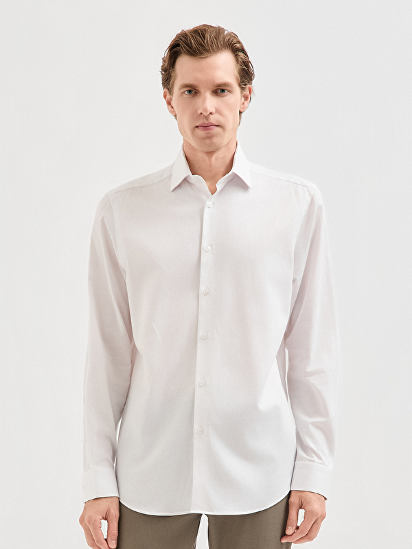 Erkek Beyaz Gömlek