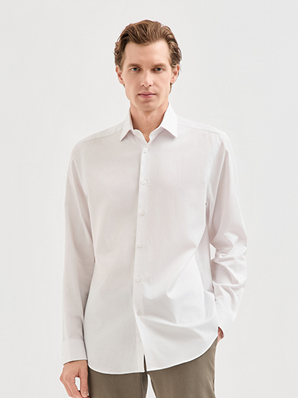 Erkek Beyaz Gömlek
