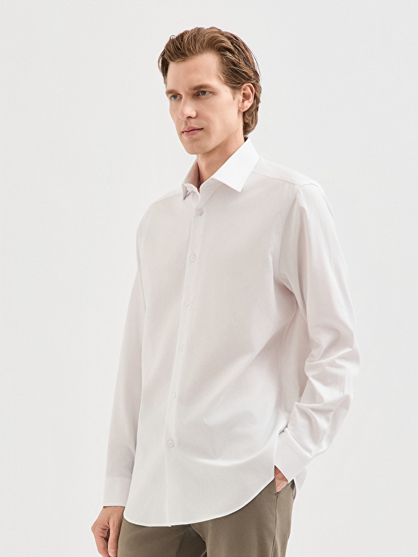 Erkek Beyaz Gömlek