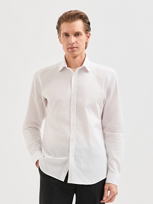 Erkek Beyaz Gömlek