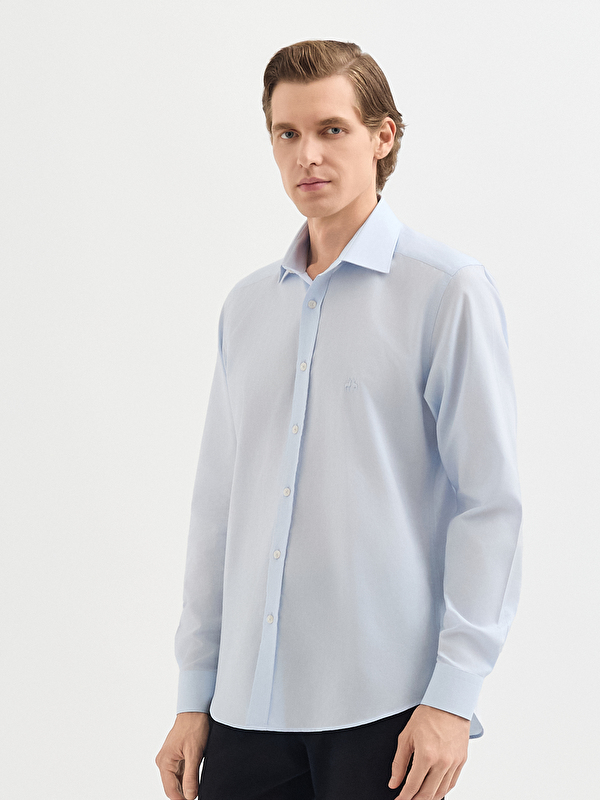 Erkek Açık Gri Gömlek