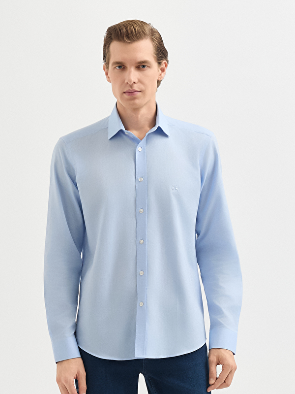 Erkek Açık Mavi Gömlek