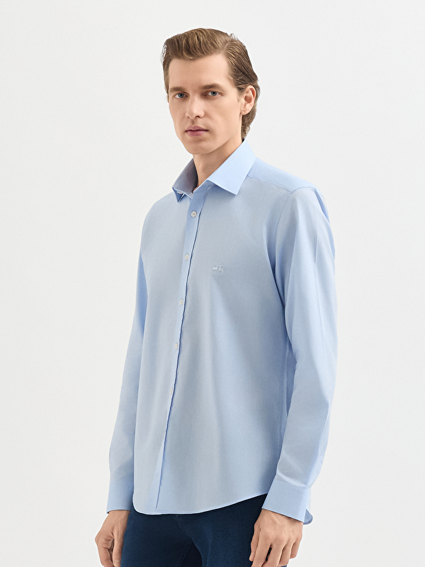 Erkek Açık Mavi Gömlek