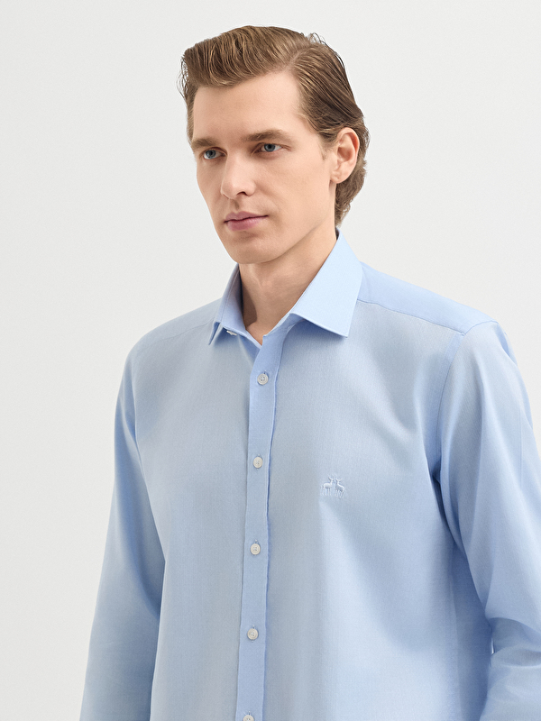 Erkek Açık Mavi Gömlek