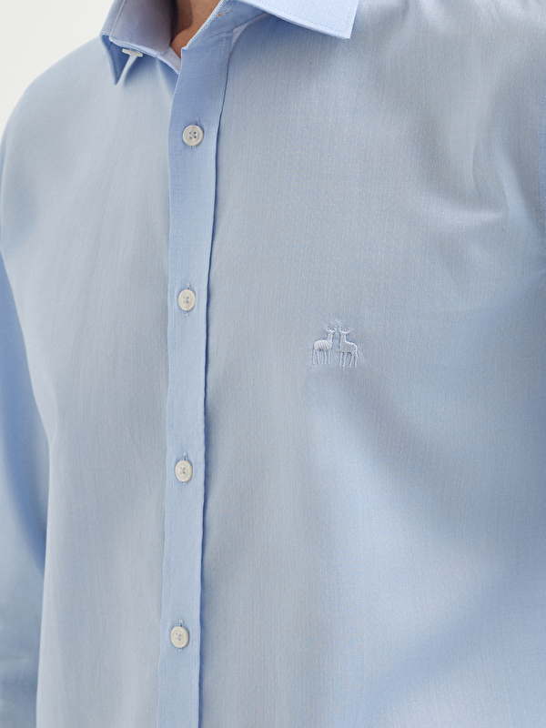 Erkek Açık Mavi Gömlek