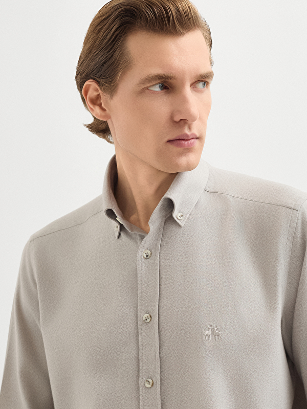 Erkek Bej Gömlek