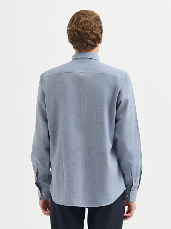 Erkek Lacivert Gömlek