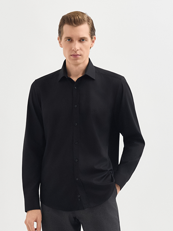 Erkek Siyah Gömlek