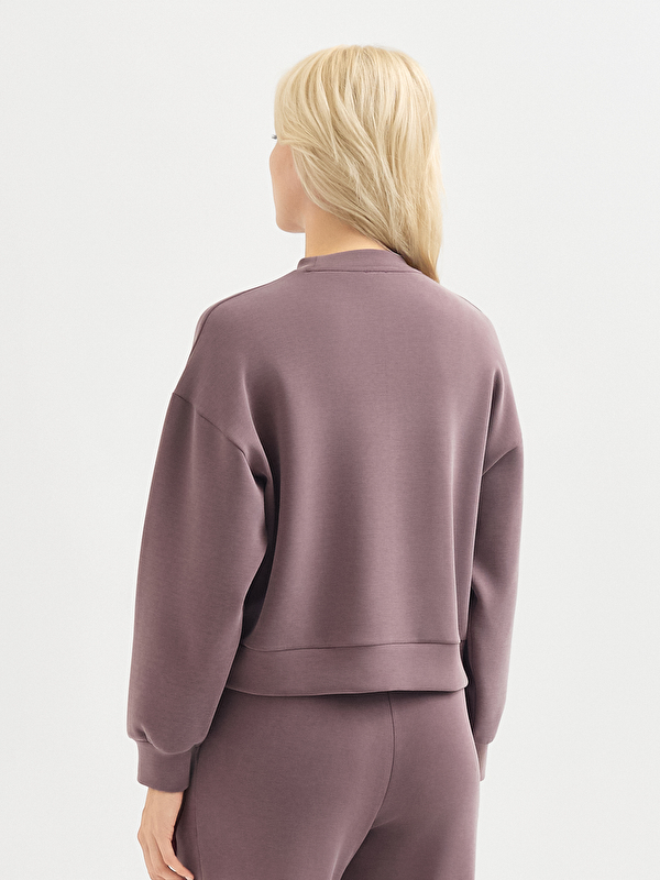 Kadın Mor Sweatshirt