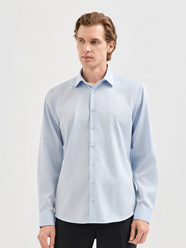 Erkek Açık Mavi Gömlek